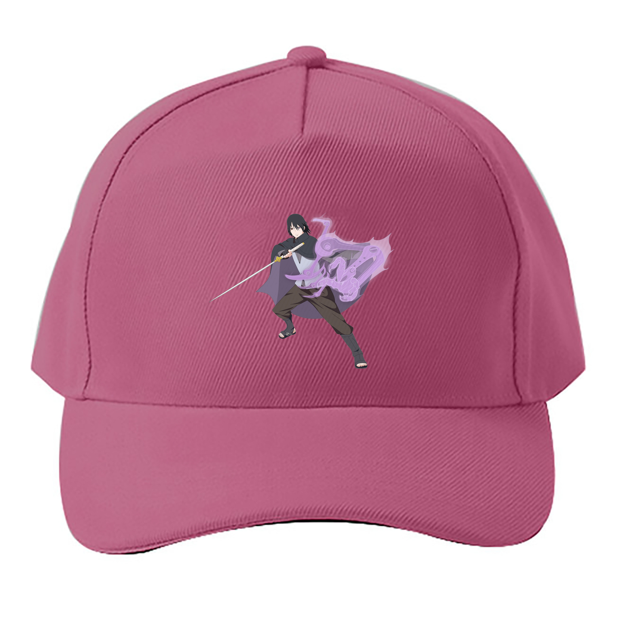 （画像用） NARUTO -ナルト- うちは サスケ Uchiha Sasuke ベースボールキャップ 綿100％ 男女兼用 帽子 スポーツ